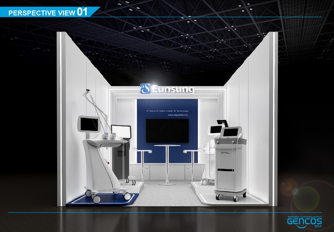 Eunsung at Imcas 2026 exhibition booth view